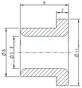 100PC Industrial Ceramic Textile Threading Porcelain Eye - 8MM Diameter & Height, Wire Guide for Seamless Threading