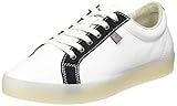 softinos sandalen  Softinos Damen SURY585SOF Sneaker, Mehrfarbig (White/Black 007), 39 EU