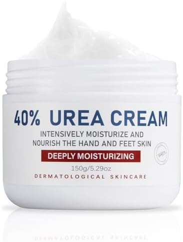 OUKEYA Urea Cream 40 Percent, Urea Foot Cream for Dry Cracked, 40 per Urea Lotion for Feet Maximum Strength