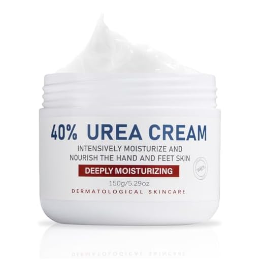 OUKEYA Ureumcrème 40 Procent, Ureum Voetcrème voor Droge Gebarsten Huid, 40% Ureumlotion voor Maximale Sterkte van de Voeten