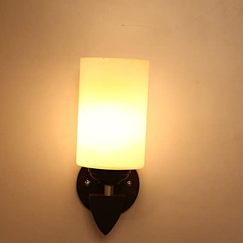 Image of Decorative Power Saver Sconce Wall Lamp /Light with Stylish Wooden Fitting, Pack of 2- P301