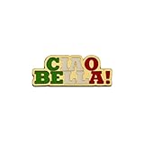 Broche italienne tricolore 