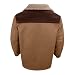 Generisch Jeansjacke Herren Teddyfleece Jacke Kurzmantel Teddy Dame Blazer Dufflecoat Wintermantel Wollmantel Beige Xl