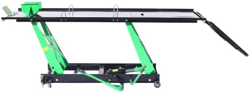 【LuckyNote】 Hydraulic Motorcycle Lift - 1000 LB Capacity, Lift Hoist, Jack Stand, for Mechanics, Workshops, Homes，86.5 x 26.75 inch Platform, Height Range 7.7-32.9 inch, for Mechanics and Workshops