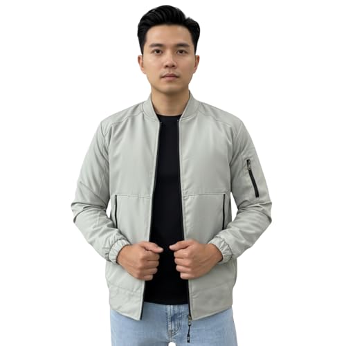 Image of NINQ Winter Jacket - Windproof Poca Cloth with Fur, Zipped mandarin Collar, 2 Front Pockets & Side Arm Pocket, Casual & Sportswear jackets for men
