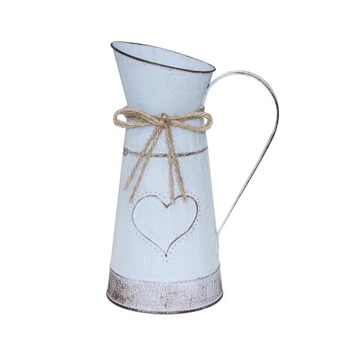 Metall Vintage Vase, Rustikal Blumeneimer, Blumeneimer Tischdeko,...