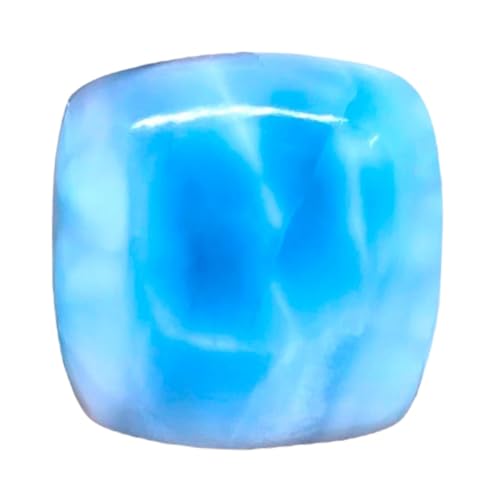 Larimar naturel cabochon carré 26x25x8mm pour création bijoux DIY GH_NAT_06863