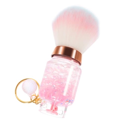 Brocha de Maquillaje Botella de Gas Herramienta Cosmética Portátil para Rubor y Polvo Pincel con Accesorio