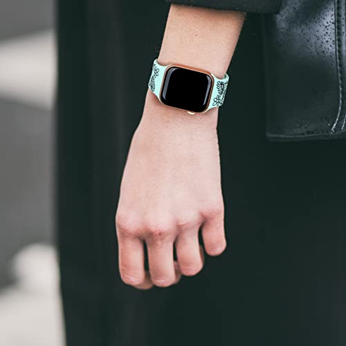 Image of ACESTAR Double Sided Band Compatible with Apple Watch Band 38mm 40mm 41mm /42mm(Series 11 10), Spider Web Cartoon Soft Silicone Replacement for iWatch Series 11 10 9 8 7 6 5 4 3 2 1 SE