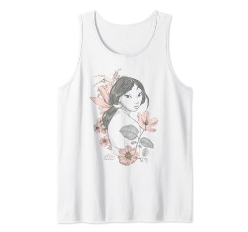 Top Disney Mulan portrait au trait idéal pour le sport et l'été