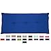 Produktbild KOPU® Bankauflage Prisma Duke Blue | Auflagen für Gartenbank | Blau Bank Auflagen 120 x 50 cm | 19 Einfache Farben | Dralon | Robuster Schaumstoff für zusätzlichen Komfort