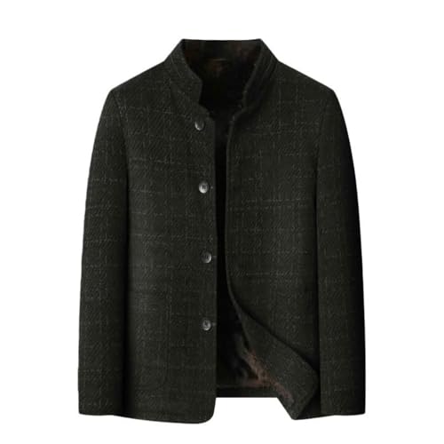 Veste matelassée hiver homme col montant isolant style senior