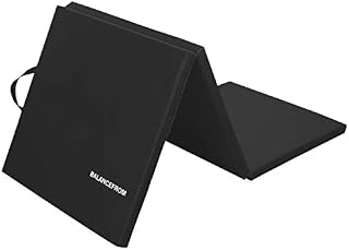 BalanceFrom 1.5" Thick Tri-Fold Folding Exercise Mat with Carrying Handles for MMA, Gymnastics