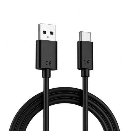 Image of mPix 33W USB A2C TurboPower Fast Charging Data Cable Compatible with Moto|60|50|40|30|Edge|Ultra| Fusion|Pro|Neo|razr|Stylus|G06|G05|G85|G45|G64|G84|G62|G54|G84|G67|E40|G35|G96|G82|G86-Black