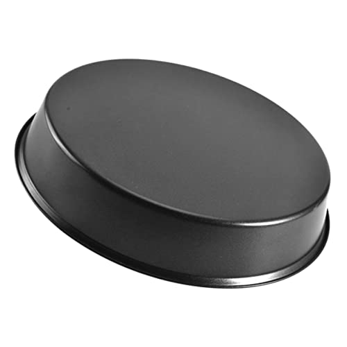KICHOUSE Nonstick Round Pizza Tray Carbon Steel Baking Pan 21.5cm Diameter Oven Safe Great for Pizza and Cake Baking Dishwasher Safe