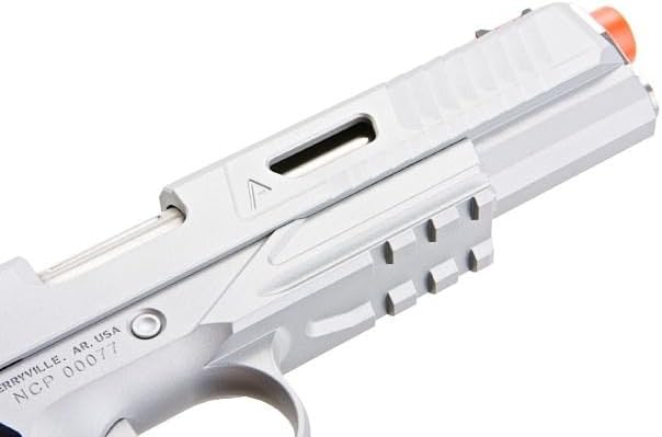 RWA Nighthawk Custom Agent 2 Green Gas Airsoft Pistol - Cerakote Silver