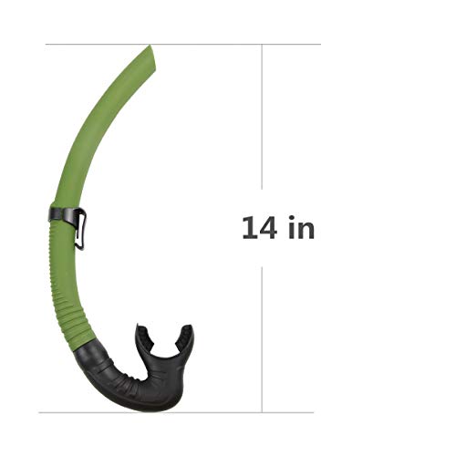 Snorkel de silicona que no cansa la boca para buceo libre cómodo 4