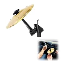 Unique Rock N' Roll Decor: A miniature crash cymbal design that attaches to your car's air vent, adding a fun, rock and roll or drummer-themed flair to your vehicle's interior. Easy Clip-On Installation: Features a universal clip-on mechanism that se...