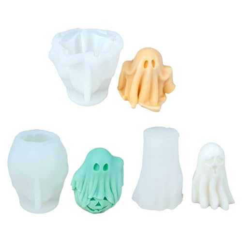 Molde de silicona para decoración de pastel Halloween miniatura 6