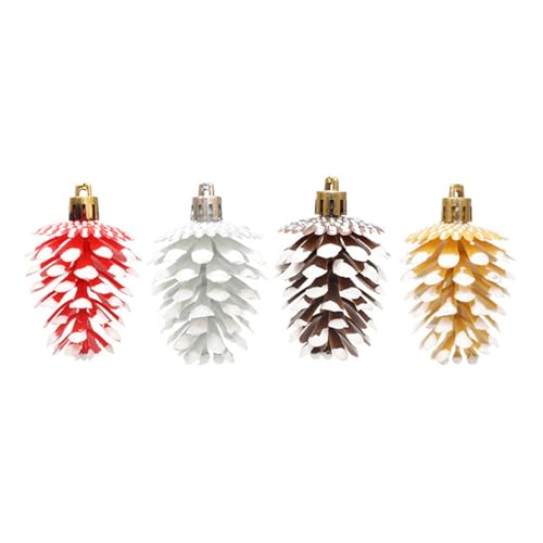 Pommes de pin décoratives Noël pour suspendre couronne et sapin - 7