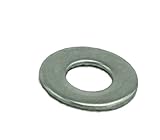 Stainless #8 Flat Washer, Stainless Steel 18-8 (100 pcs, 8 Flat Washer)