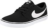 NIKE Mens SB Portmore II Solar CNVS Black White Size 10.5