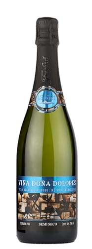 La Mejor Selección de Ferioni al mejor precio. 34 Viña Doña Dolores Semi Seco - Vino Espumoso Blanco, Uvas Macabeu Xarel-lo Ugni Blanc - Notas miel, piña, pera y cítricos, 750 ml - Valle de Bernal, Querétaro