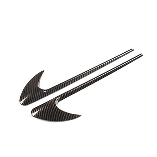 Aileron de voiture pour évent Mercedes Benz AMG W205 W212 - Déflecteurs d'air latéraux noirs