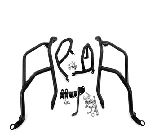 Protection moteur moto BMW F750 GS crashbar noir anti-chute cadre et carénage