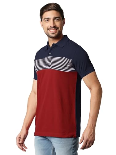 Image of LEOTUDE Men's Cotton Regular Fit T-Shirt - Plain Polo T-Shirt