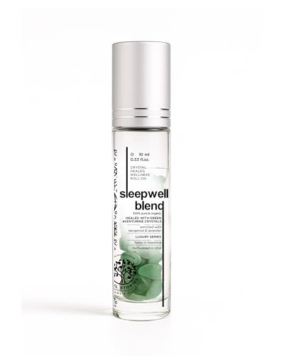 Image of Soul Stories Sleep Well Roll-On - 10ml | Calming Essential Oil Blend for Restful Sleep & Night Relaxation | Helps Reduce Stress & Support a Peaceful Bedtime Routine | Infused with Lavender, Vetiver, Bergamot & Citrus Oils
