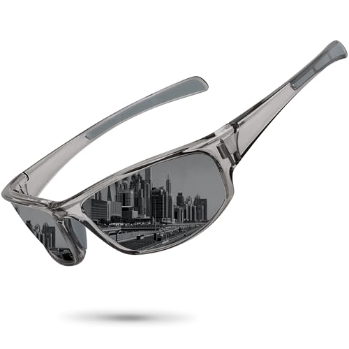 Sports Polarized Sunglasses for Men Women Wrap Around Sun Glasses Fishing Cycling Driving Running UV Protection