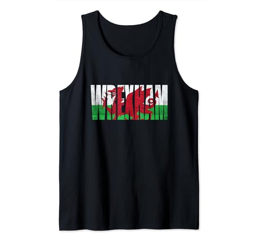 Wrexham Gifts - Regalos para hombres, mujeres, niños, niñas, niños, Gales galeses Camiseta sin Mangas