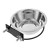 Totority Elevated Dog Bowl Holder Wall Mounted Pet Feeder Stainless Steel Dog Water Bowl Cats