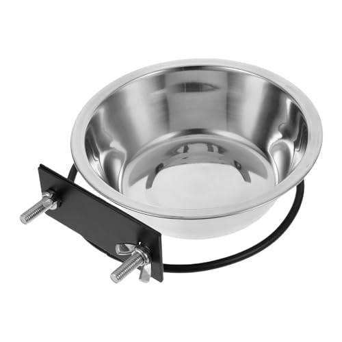 Totority Stainless Steel Wall Bowl Elevated Feeder for Dogs and Cats Space-Saving Pet Feeding Station