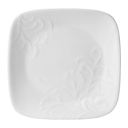 Corelle Boutique Cherish 6.5 Square Bread or Desert Plate (Set of 6) by CORELLE