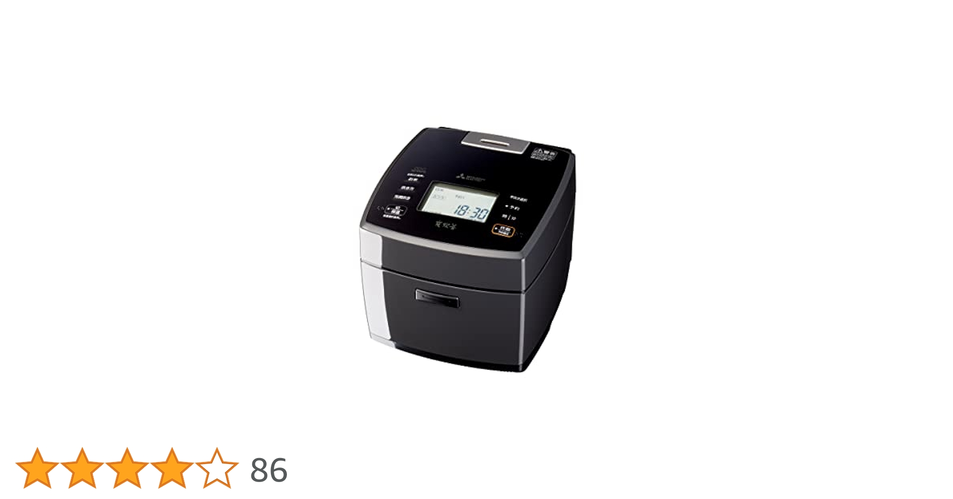 三菱 IHジャー炊飯器 NJ-VXD-B10 22年製 5.5合 IHジャー炊飯器（5.5合炊き） ピュアホワイト | 三菱 | NJ-E10FJ