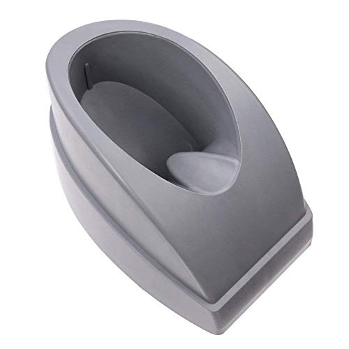 Makartt Dipping Powder Container, Nail Dip Tray, French Manicure Molding with Finger Guide Easy Smile Line Grey Dippies Holder for Nails
