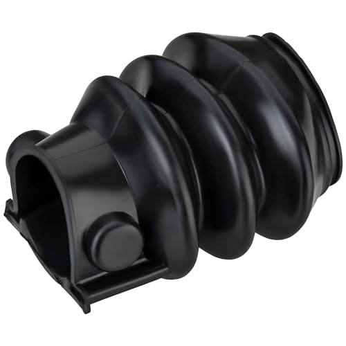 AUTOLIGHT 24 Fuelle para remolque, dispositivo de inercia, 50/60 mm, longitud 125 mm, junta de goma protectora para barra de remolque, apto para modelos AL-KO, color negro