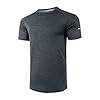 Jack Will T Shirts for Men for Sports Fitness Loose Fit Plain Design Perfect for Spring Summer Moisture Wicking Fabric Ideal Companion for Shorts Jack, black, 4XL #2
