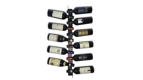 WINY: CKWine. Portabottiglie da Parete in Metallo, Conservazione Orizzontale per Vino. (11 Bottiglie) (Base)