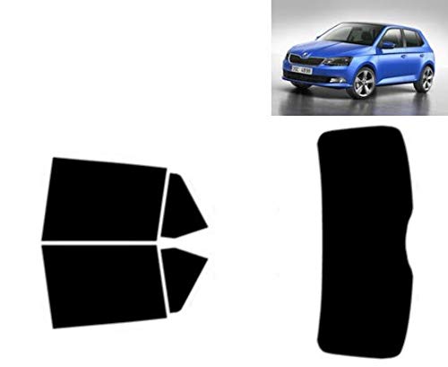 Tönungsfolie Skoda Fabia Kombi 2014-2021 - 20% Schwarz Passgenau