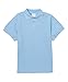 unik Boy's Uniform Pique Polo Shirt Short Sleeve, Sky Blue Size 6