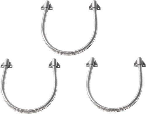 Pasa cables de acero inoxidable para puerta con montaje en superficie Seco-Larm SD-969-A18Q