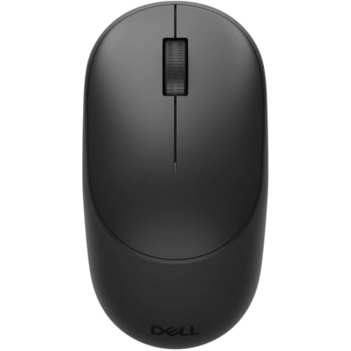 Image of Dell Pro 5 Mouse - MS526 | 2.4 GHz RF, AA Battery Included, 4 Year Runtime, 3 Buttons, Recycled Plastic, Optical Tracking, Symmetrical Design