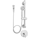 Speakman SM-1080-ADA-P Neo Anystream Handheld Shower Head with Hose, Shower Valve, and ADA Adjustabl
