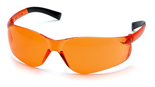 Pyramex S2540S Ztek Safety Glasses Orange Lens Orange Frame ANSI Z87+