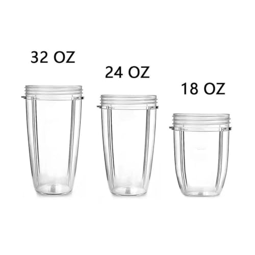 Vaso de licuadora de 18oz compatible con NutriBullet para evitar fugas de líquidos 4
