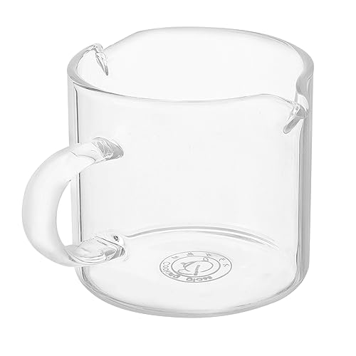 LABRIMP Taza de Vidrio con Asas Café y Leche Contemporáneo Postres y Bebidas Frías Fiestas y Decoración de Mesas
