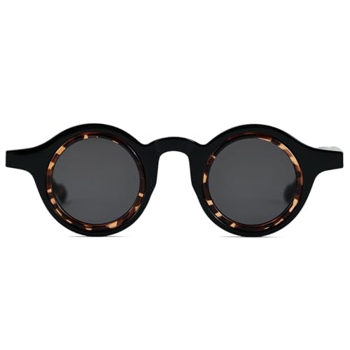 Tr90 Small Round Sunglasses Retro Acetate Temple Unisex Polarized Sun Glasses Uv400 Outdoor Eyewear2